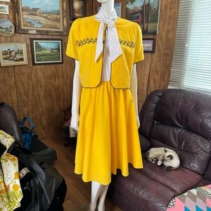 Leslie Belle Made in Canada Vintage Dress and Jacket